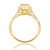 Photo of Ellen 3/4 cttw Heart Cut Engagement Ring 14K Yellow Gold [BT478YE-C000]