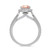 Photo of The Chunky Goddess Collection 3 ct tw. Pear Morganite Engagement Ring 14K White Gold [BT5058WE-C000]