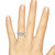 Photo of Dashiell 3/4 cttw Cushion Cut Engagement Ring 14K White Gold [BT201WE-C000]