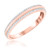 Photo of Edith 1/3 cttw Mens Band 10K Rose Gold [BT206RM]