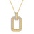 Photo of The Yellow Flair Collection 2/3 CT. T.W. Lab Grown Sapphire and Diamond Pendant 14K Yellow Gold [CP5851Y]