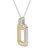 Photo of The Yellow Flair Collection 2/3 CT. T.W. Lab Grown Sapphire and Diamond Pendant 10K White Gold [CP5851W]