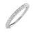 Photo of Lizzie 3/8 ct tw. Lab Grown Ladies Band 10K White Gold [BT5601WL]