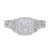 Photo of Sadie 1 1/4 CT. T.W. Princess Solitaire Bridal Set 10K White Gold [BT477WE-P029]