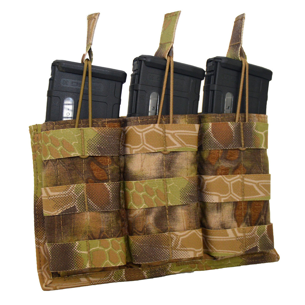 ATS Tactical Tall Single MOLLE 5.56 Magazine Pouch-Multicam-Coyote-RG-Black 