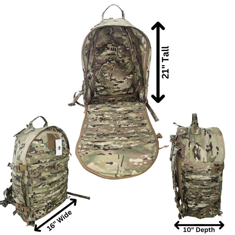 ATS　バックパック　フレーム　(3DAY等用) ATS Jump Bag III - ATS Tactical Gear