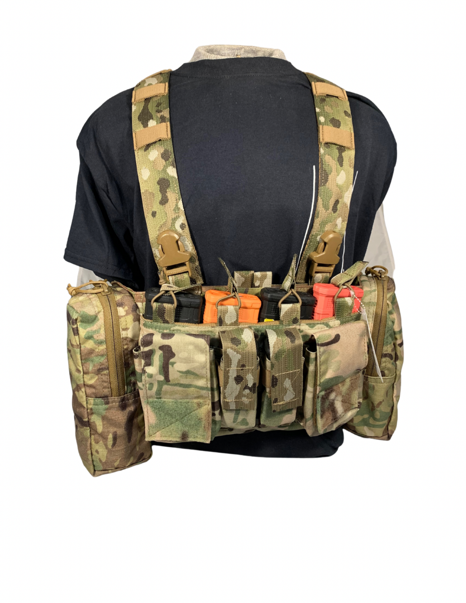 Tactical Chest Rig Vest Kangaroo Magazine Pouch Military Recon