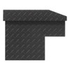 Weather Guard Tool Box 174-52-04 Lo-Side; Single Lid; Powder Coated; Textured Matte Black; Aluminum; 4 Cubic Feet Capacity
