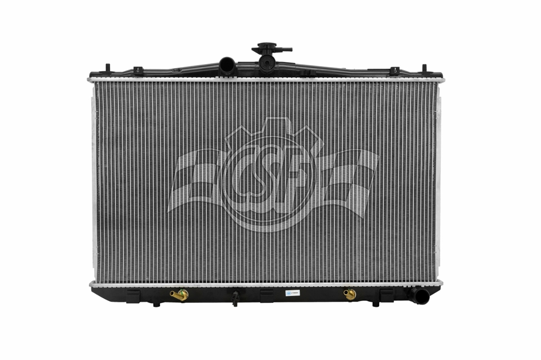 CSF Radiator 3687 One Row; Downflow; Aluminum Core With Plastic Tanks