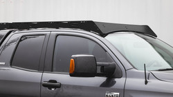 Fits 2007-2021 Toyota Tundra Sherpa Roof Rack 124744 The Little Bear; Direct Fit; Powder Coat; Black Anodized; Aluminum