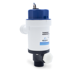 Albin Livewell Pump | Twinport Aerator - Superior 750 GPH & 660 GPH Flow | Tough Thermoplastic Housing | 12V DC