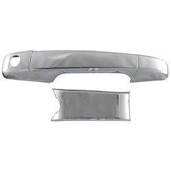 Elevate Your Style with Chrome Plated Exterior Door Handle Covers | Durable ABS, Quick Install, Limited Lifetime Warranty