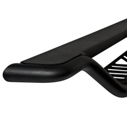 2022-2023 Toyota Tundra Nerf Bar | Outlaw With Drop Down Steps Black Powder Coat Steel