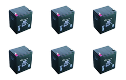 6x 12V Sealed Lead Acid Battery | Trailer Breakaway System Compatibility | Quick Installation