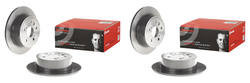 2x Brembo Brake Rotor 08B56611C02 Solid; One Piece Design; Wheel Bolt Pattern 5 x 114.3 Millimeter; 170 Millimeter Hat Inside Diameter; 62 Millimeter Hub Diameter; Gray Cast Iron; Single