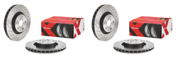 2x Brembo Brake Rotor 0978122XC02 Xtra; Vented Cross Drilled; One Piece Design; Wheel Bolt Pattern 5 x 114.3 Millimeter; 148 Millimeter Hat Inside Diameter; 58 Millimeter Hub Diameter; High Carbon Cast Iron; Single