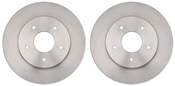 2x Raybestos Brake Rotor | OE Replacement 2-Piece Design, Developed From OE Samples, For 1965-1982 Chevrolet Corvette