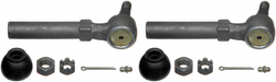 2x Fits 1994-2004 Ford Mustang Moog Chassis Tie Rod End ES3184RL Problem Solver; OE Replacement
