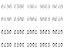 20x McGard Wheel Access Lug Nut 64001 Hex Lug Nut; 7/16 Inch-20 Thread Size; Conical Seat; Extra Long Lug; Use With Steel/Aluminum Wheels; 1-1/2 Inch Overall Length; 13/16 Inch Wrench Size; Chrome Plated; Steel; Set Of 4