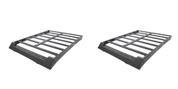 2x Fits 2007-2021 Toyota Tundra Go Rhino Roof Rack 5933120T Ceros; Direct Fit; Powder Coat; Textured Black; Aluminum