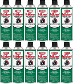 12x CRC Brakleen Brake Cleaner | Non-Chlorinated Formula for Powerful Cleaning | 14oz Aerosol Can