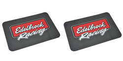 2x Edelbrock Racing Fender Cover | Universal Fit | PVC Foam & Nylon Mesh | Impervious to Oil & Brake Fluid | Made in USA