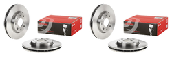 2x Boost Your Braking Power with Brembo Brake Rotor | Fits Kia Spectra5,Spectra 2004-2009