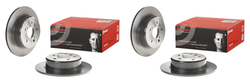 2x Brembo Brake Rotor 08A15011C02 Solid; One Piece Design; Wheel Bolt Pattern 5 x 114.3 Millimeter; 170.1 Millimeter Hat Inside Diameter; 62 Millimeter Hub Diameter; Gray Cast Iron; Single