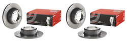 2x Brembo Brake Rotor 08534711C02 Solid; One Piece Design; Wheel Bolt Pattern 5 x 127 Millimeter; 160 Millimeter Hat Inside Diameter; 101 Millimeter Hub Diameter; Gray Cast Iron; Single