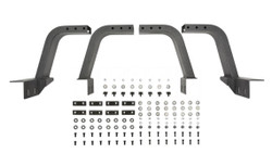 2020-2023 Jeep Gladiator JT Bed Cargo Rack Mount Kit | Black Steel | Overland Gear Compatible | Set of 4