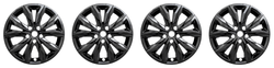 4x Upgrade Your Chevrolet Malibu Wheels | Gloss Black Wheel Skins | 17 Inch Snap-On | Set Of 4