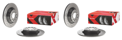 2x Brembo Brake Rotor | Xtra Sports Look, ECE-R90 Certified, Anti-Corrosion Material