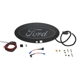 Enhance Your Ford's Look | Luminix White Ford Logo Emblem - IP69K Rated