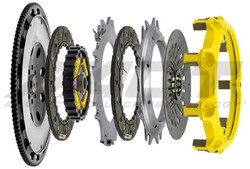 Advanced Clutch Clutch Set T2S-S05 Mod-Twin 225 XT Sprung Street; 8.8 Inch Clutch Diameter; 1 Inch x 24 Spline Input Shaft; Diaphragm; Xtreme Pressure Plate; 875 Foot Pound Torque Capacity; Single Disc; Ceramic Friction Plates/Organic Disc Material