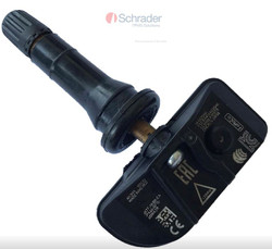 Schrader TPMS Solutions Tire Pressure Monitoring System - TPMS Sensor 29036 Snap-In Valve Stem Type; OEM Replacement For JX7T-1A180-AA/JY7Z-1A189C; 315 Megahertz Radio Frequency; Valve Stem Mount; With Rubber Valve Stem; Single