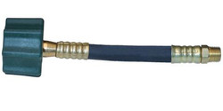 American-Made High Pressure Pigtail Hose | Thermal Protection | Type 1 Connector | 15" Length