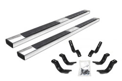 2004-2014 F-150 Running Board | Polished Stainless Steel, No Drill, SuperGrip Step Pads