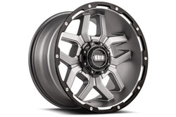 20x10 Grid Wheels GD07 Matte Anthracite Black Lip | Ram 1500 Classic Fitment - Truck Wheel 5x139.7mm Bolt Pattern Offset -25mm