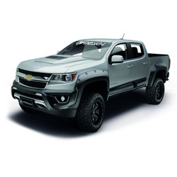 Upgrade Your 2015-2019 Chevrolet Colorado with Ultimate Restyling Package | Superior Aerodynamics | Extreme Protection | Custom Sport Bumper Guards | Stainless Steel Foot Rest | Tailgate Spoiler Personalization