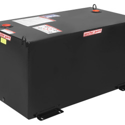 100 Gallon Rectangle Transfer Tank | Heavy Duty Steel | Diesel/ Hydraulic | Black Powder Coated