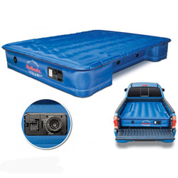 AirBedz Full Size Truck Bed Air Mattress | Built-In Rechargeable Battery Pump | Heavy Duty Nylon | Comfort Coil System | Blue
