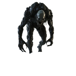 Mutant Beast Walking Vinyl Car Decal Sticker – Waterproof & UV-Resistant 8"