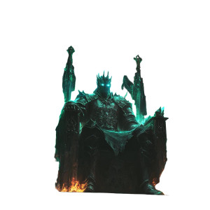 Lich King V3 Vinyl Car Decal Sticker – Waterproof & UV-Resistant 8"