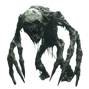 Scary Horror Monster Vinyl Car Decal Sticker – Waterproof & UV-Resistant 8"