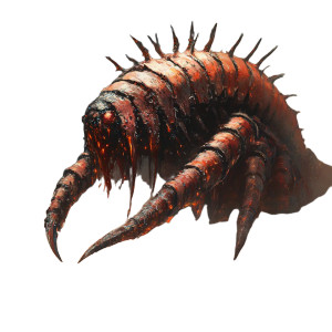 Demonic Armored Worm Vinyl Car Decal Sticker – Waterproof & UV-Resistant 8" Demonic Armored Worm Vinyl Car Decal Sticker – Waterproof & UV-Resistant 8"