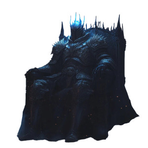 Evil Moon King Vinyl Car Decal Sticker – Waterproof & UV-Resistant 8"