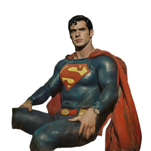 Superman In Tram Vinyl Car Decal Sticker – Waterproof & UV-Resistant 8" Superman In Tram Vinyl Car Decal Sticker – Waterproof & UV-Resistant 8"