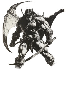 God Slaying Weapon Vinyl Car Decal Sticker – Waterproof & UV-Resistant 8"