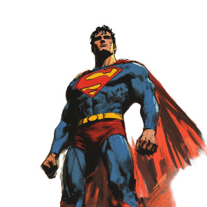 Superman On Ship Vinyl Car Decal Sticker – Waterproof & UV-Resistant 8"