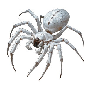 Magic White Spider Vinyl Car Decal Sticker – Waterproof & UV-Resistant 8"